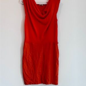 Chic Scarlet Sleeveless Mini Dress